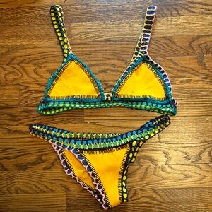 REAL KIINI bikini set yellow/colorful